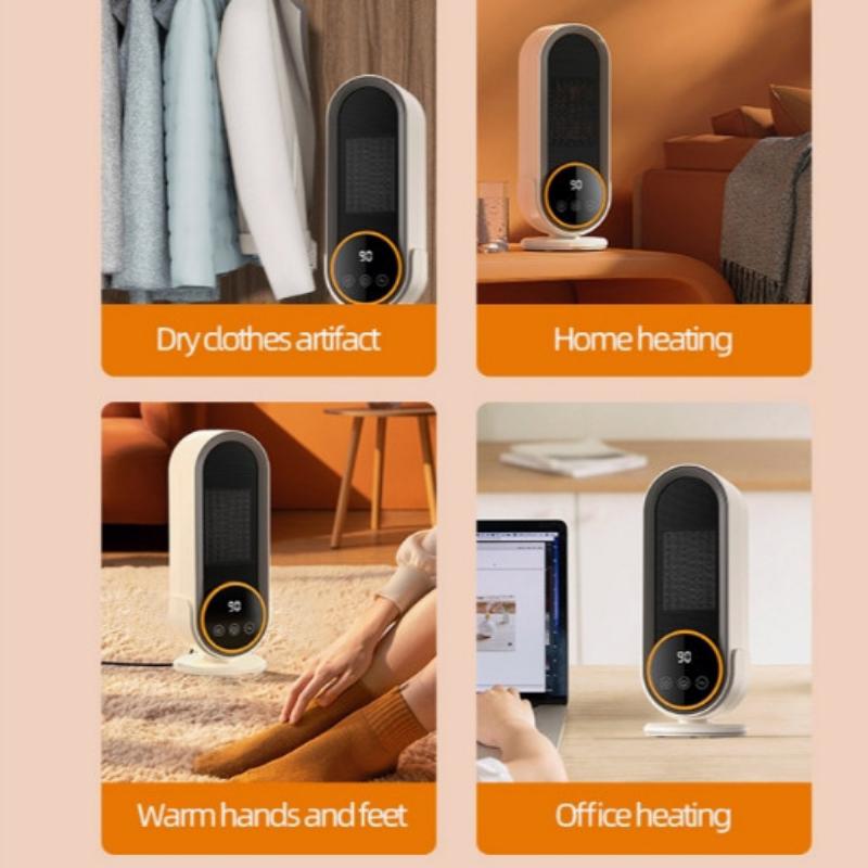 Mini portable Electric Heater Fan 220V Household Desk Warm Air Blower Remote Control Timing Heater Fan