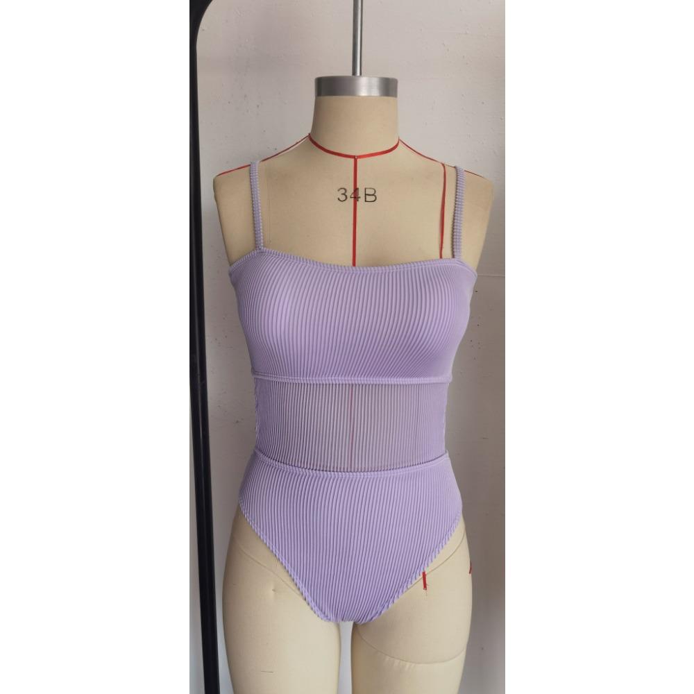 Evropské a americké sexy jednodílné bikiny dámské plavky