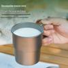 Outdoor Titanium Folding Handle Cup - Stackable Mug for Camping, Coffee, Beer, Juice, and More