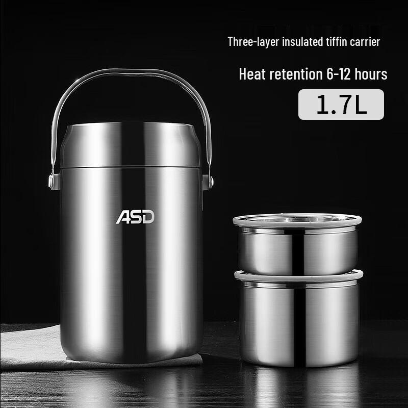 ASD 304 Stainless Steel Multi-layer Vacuum Insulated Lunch Box