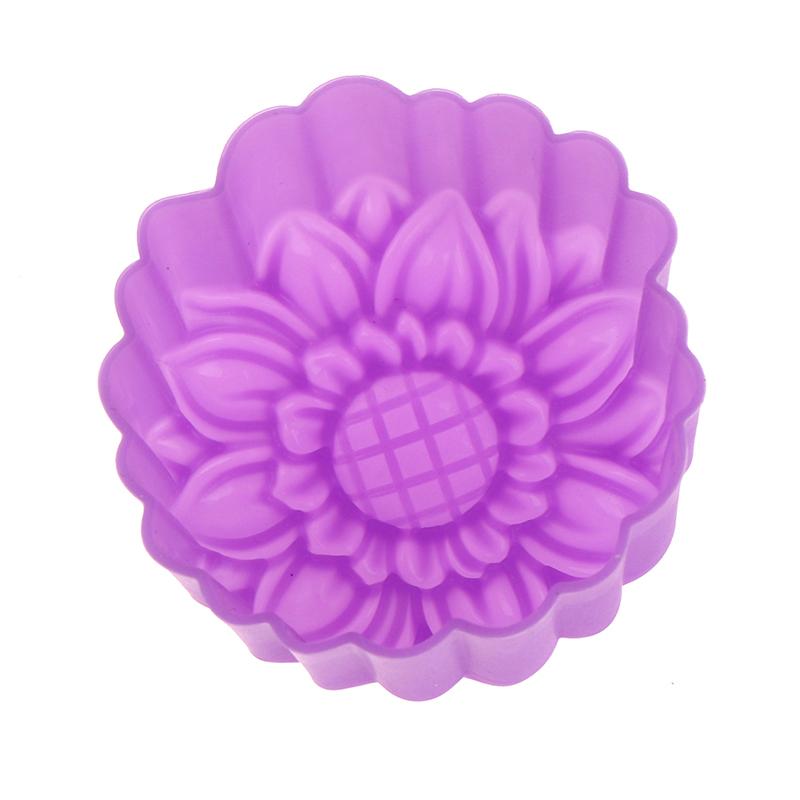 6ks 5cm slunečnicová forma na pudink Forma na muffiny, silikonové formy Příslušenství