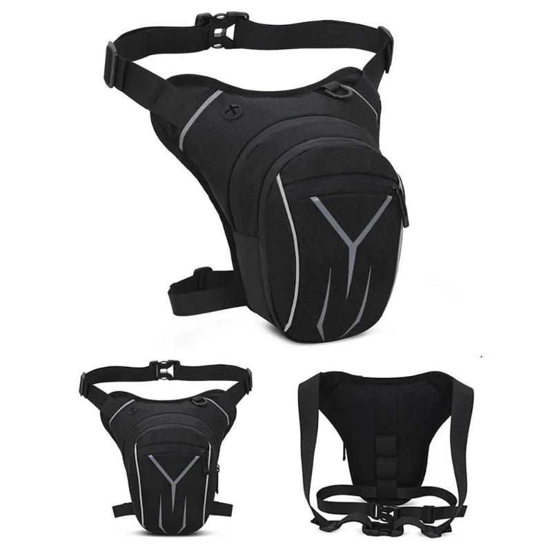 Waterproof Drop Leg Bag Thigh Hip Bum Belt Leg Waist Bags Travel Tour Riding Motorcycle Fanny Pack Universality Travel Bag