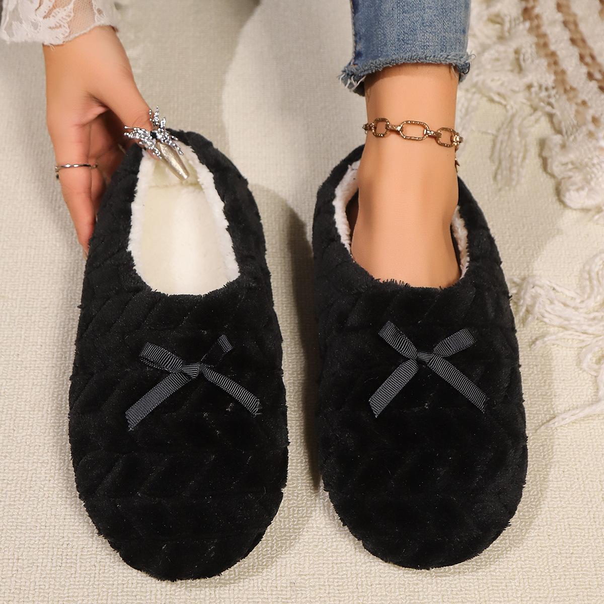 

Soft bottom love bag head fluffy slippers autumn and winter outer wear non-slip indoor thick bottom home fluffy moon 4041