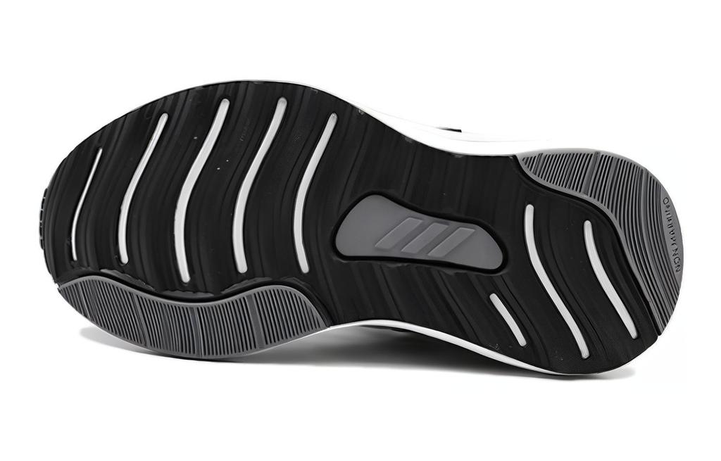adidas Fortarun EL K Low Top Running Shoes Black White Kids' GZ1824