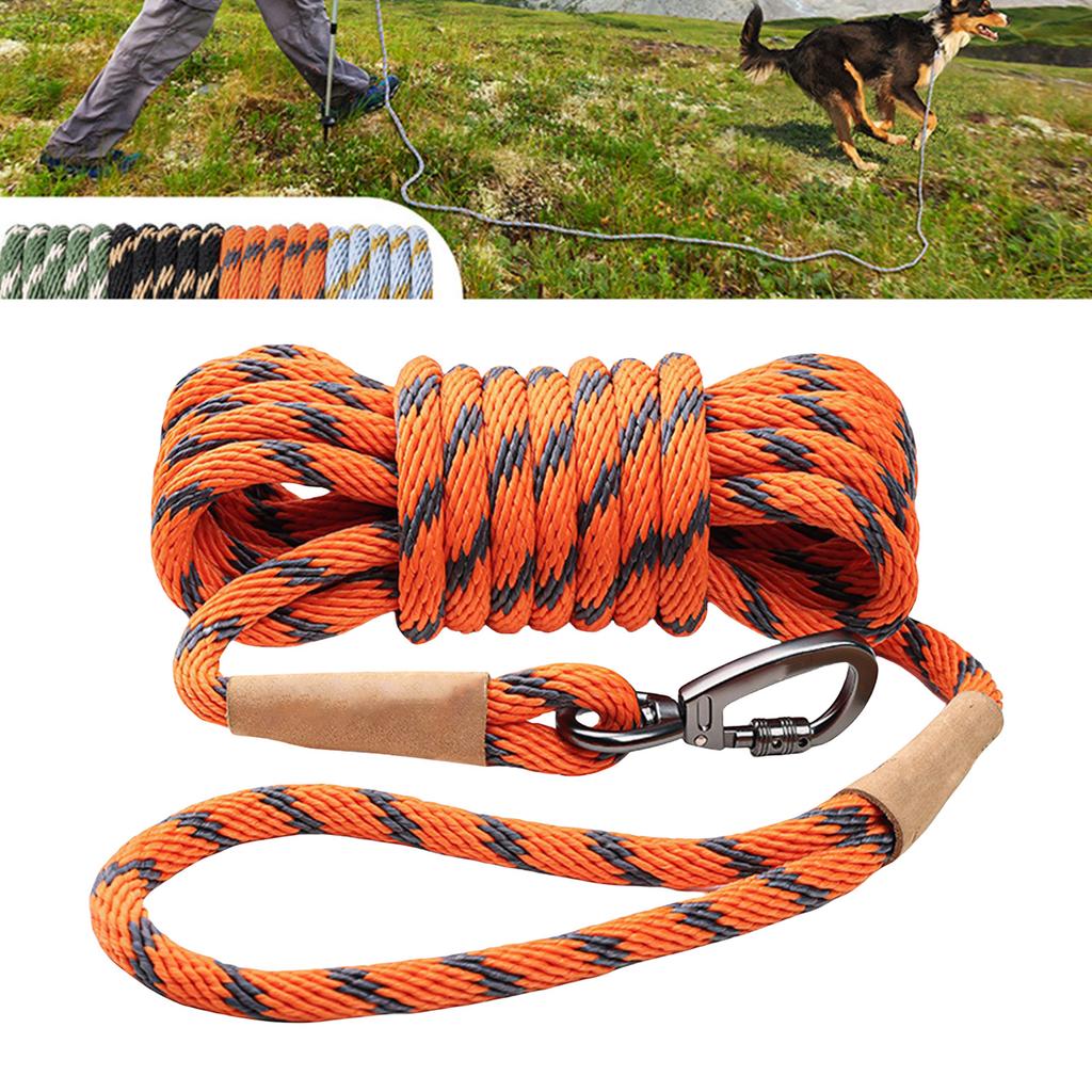 Extended Long Canine Leash For Outdoor Activity With Antislip High Strength Easy To Handle Large Breed Training Rope