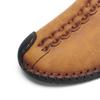 Hand Stitching Split Leather Shoes Men Loafers Comfy Soft Sole Casual Shoes Moccasins Man Flats Shoes