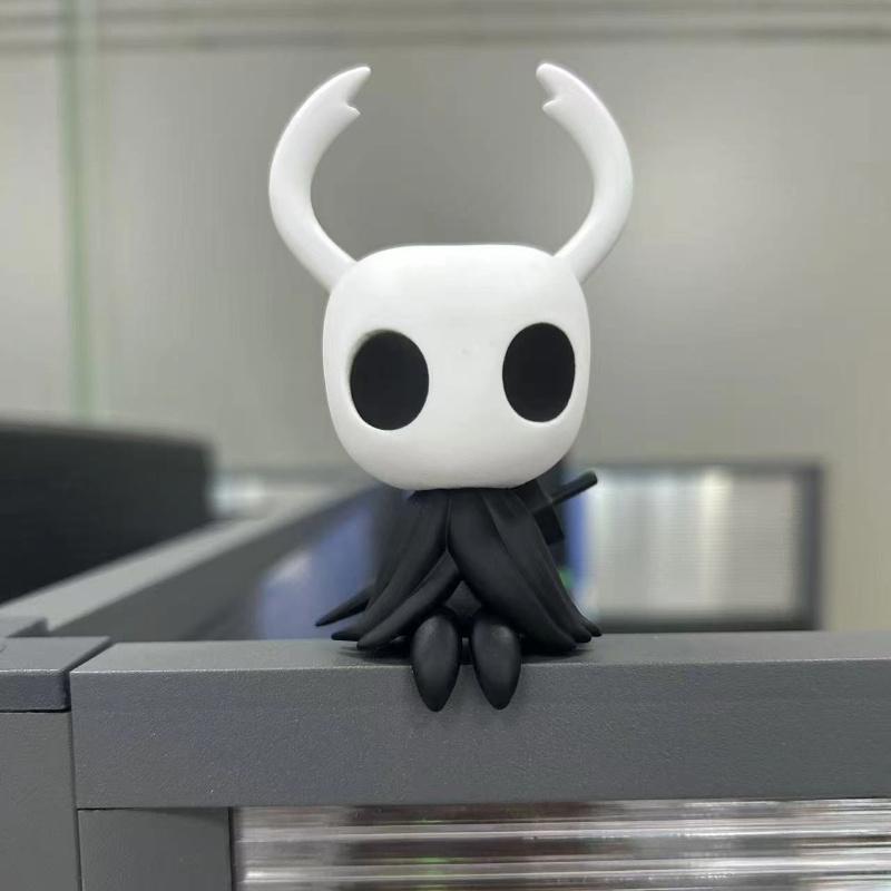 In Stock Hollow Knight: Silksong Cute Sitting Figurine - 10cm PVC Anime Peripheral | Computer Desktop Ornament Collectible Gift