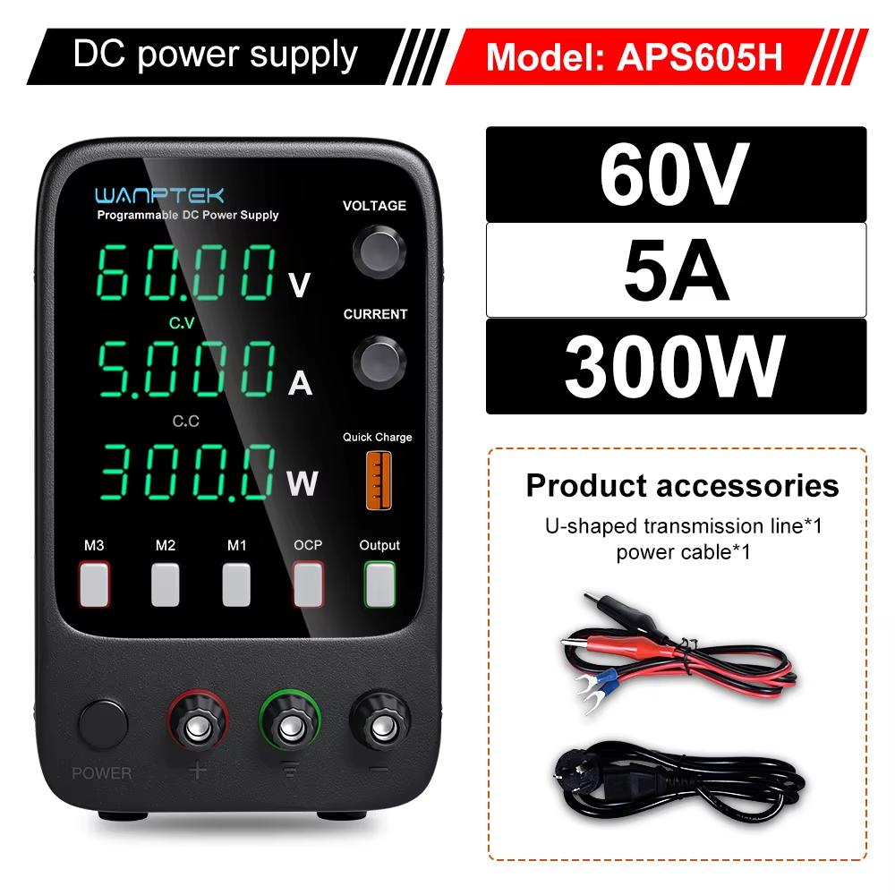 2025 Nový programovatelný DC napájecí zdroj WPS3010H Laboratorní údržba Pracovní stůl 30V 10A Regulátor napěťového proudu AC 220V