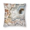Abstract Agate Geode Square Pillowcase Polyester Linen Velvet Pattern Zip Decorative Pillow Case Home Cushion Case