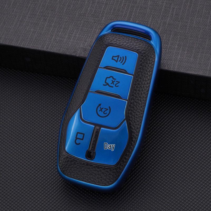 TPU Shell Key Case for Ford Edge, Escort, Kuga, Explorer, Borui, and Mondeo