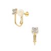 Vendome Aoyama Earrings AJVE2360 TH K10 Yellow Gold Flower [Official]