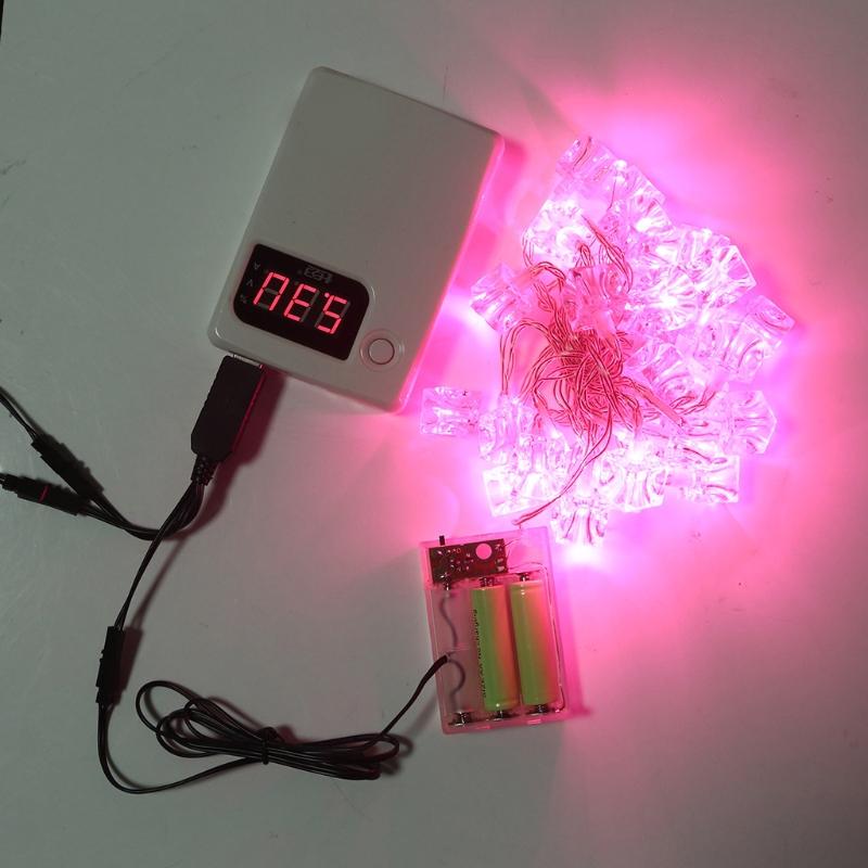 110cm 3in1 AA Battery Eliminator USB Powered for Toothbrush Toy Flashlight Clock Walkie Talkie Christmas Strip Light