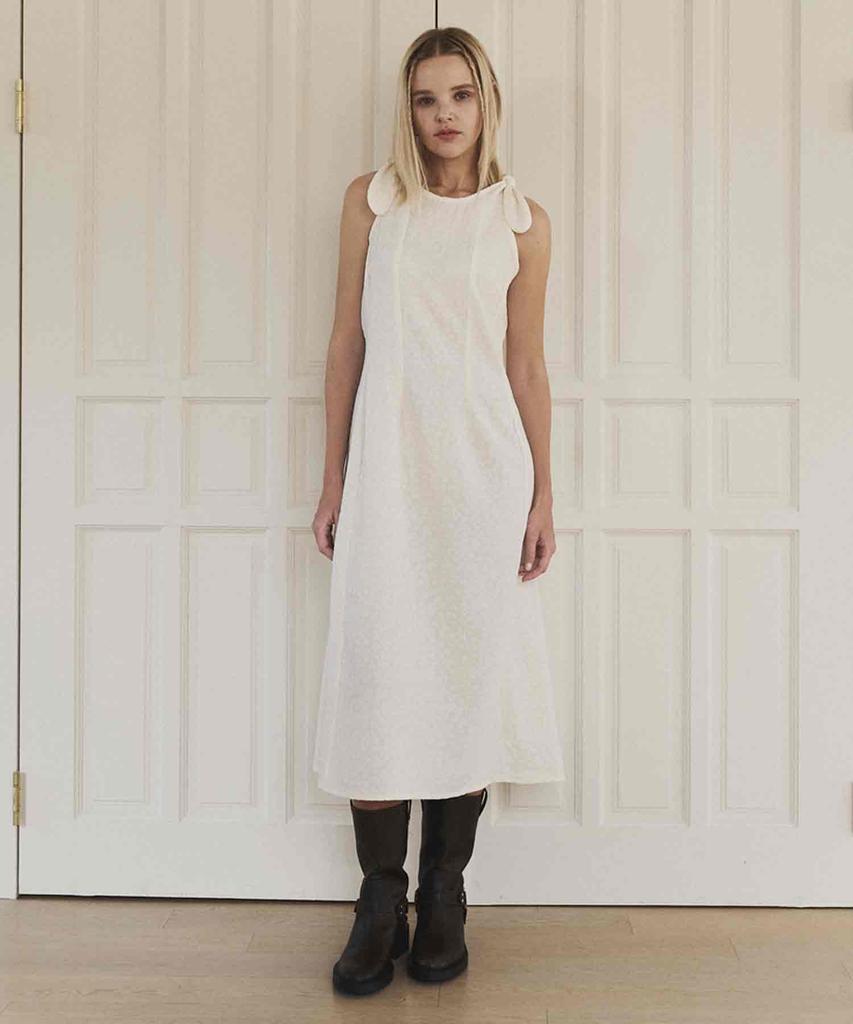 DELIDI Bunny Long Dress (Ivory)