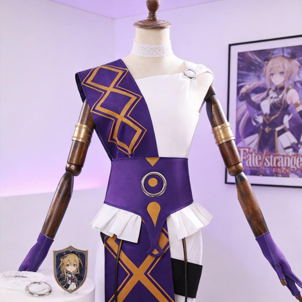 Fate Strange Fake Hippolyta True Rider Cosplay Outfit For Conventions And Events
