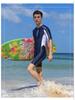 New Men's Quick-Dry One-Piece Swimsuit with Sun Protection for Diving and Surfing