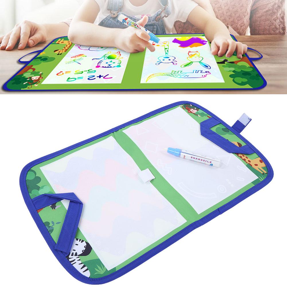 Water Drawing Mat Painting Writing Coloring Pad Doodle Pen Educational Toys for Kid