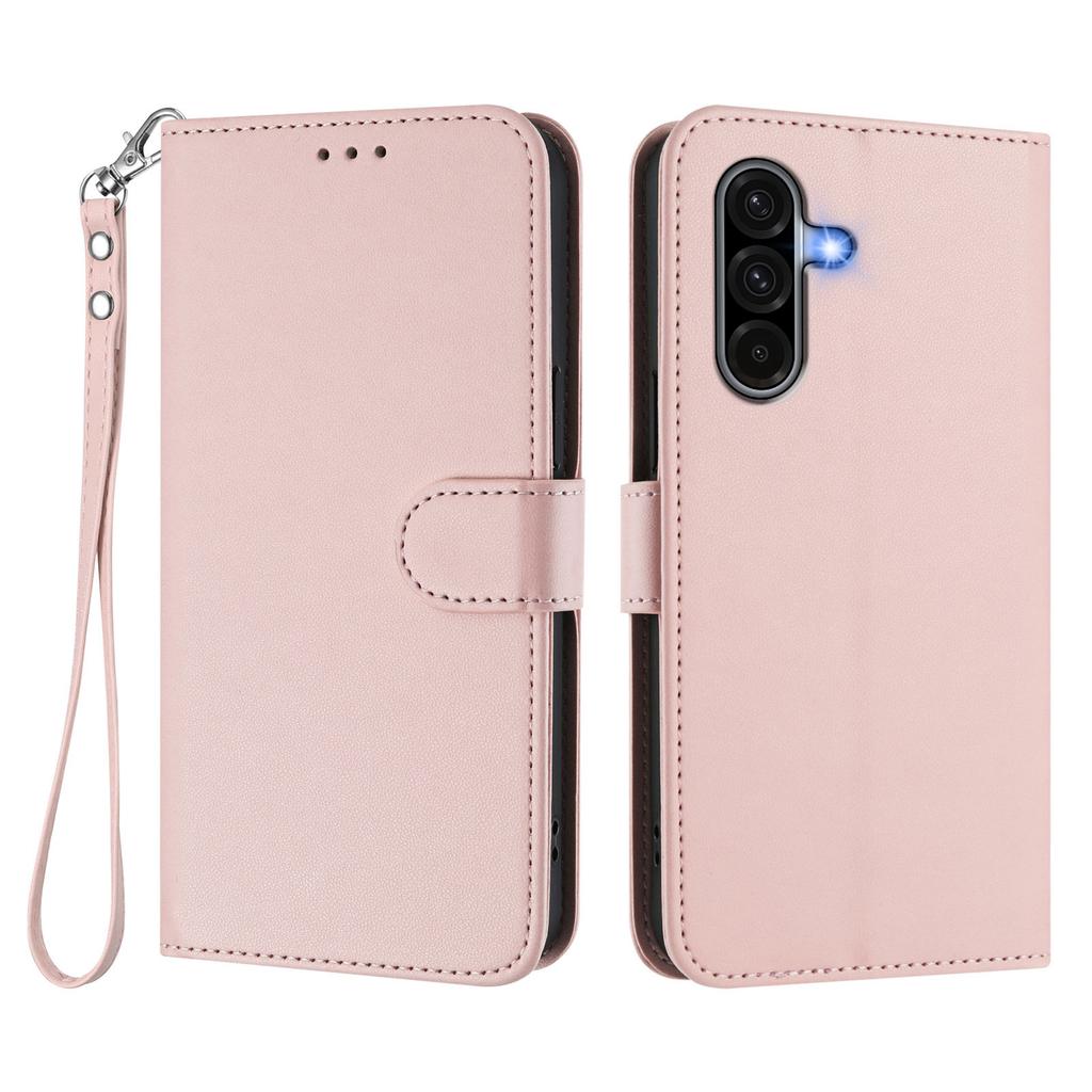 For Samsung Galaxy A36 5G Leather Case Wallet Stand Phone Cover with Wrist Strap