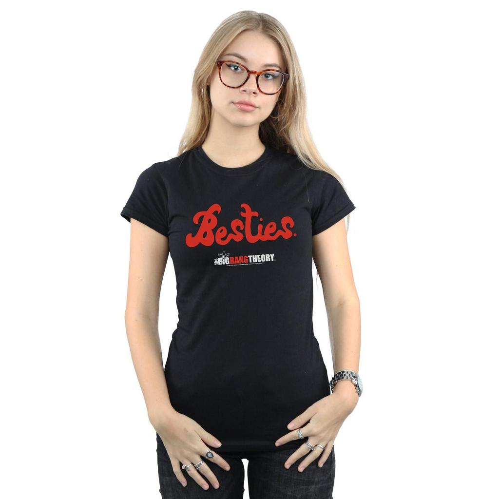 The Big Bang Theory Womens/Ladies Besties Text Cotton T-Shirt