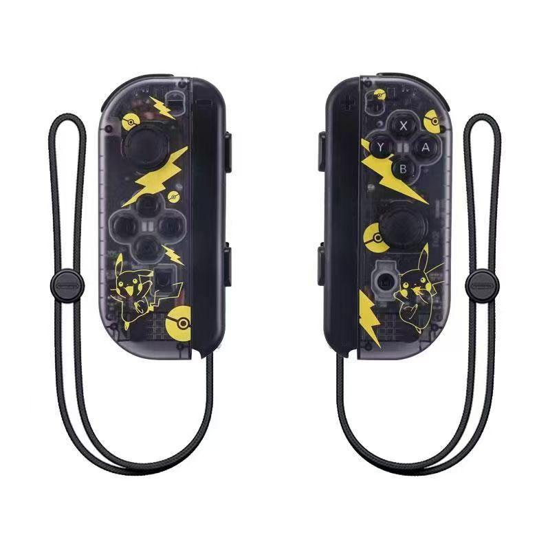 Wireless Bluetooth Joy-Con Controllers with Wake-Up Feature and Wrist Strap, Left and Right Separately for Switch