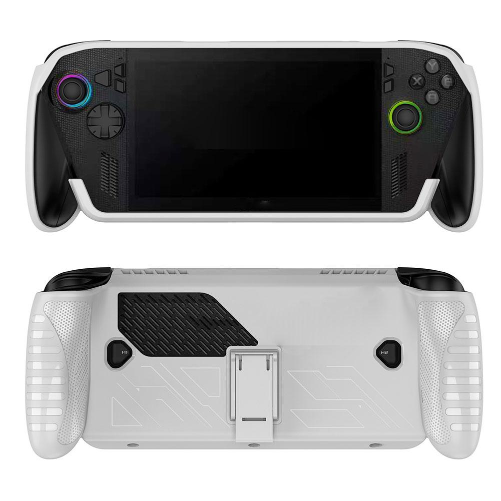 TPU Protective Case with Bracket for ASUS ROG ALLY X Game Console Anti-Scratch Anti-Slip Anti-Fall Soft Durable Easy to Install