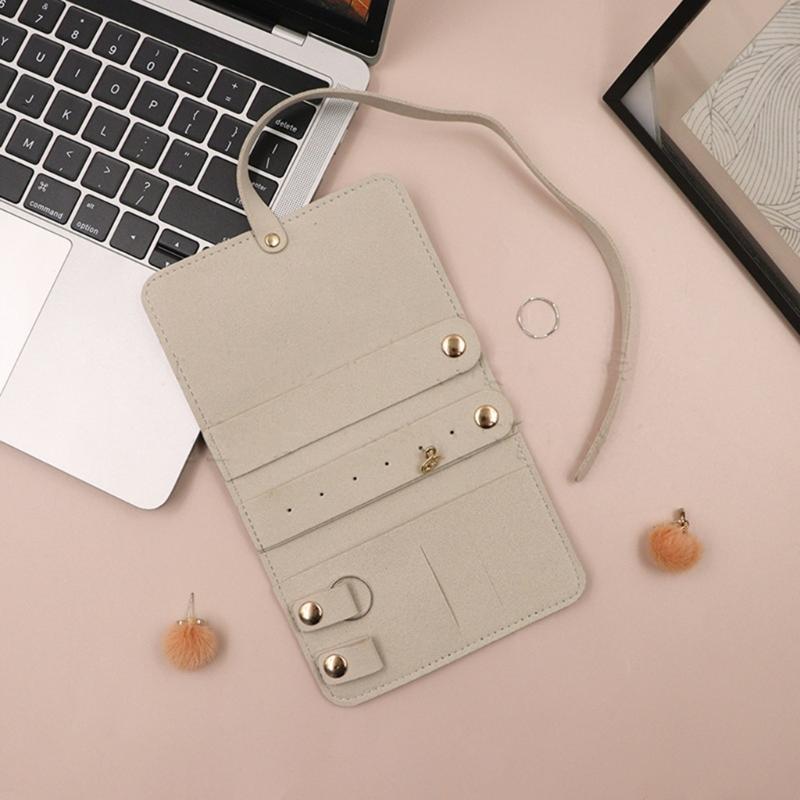 Verpackungsbeutel Reisetasche Aufbewahrungstasche Elegante Schmuckverpackungstasche Schmuckrollen Tasche Schmuck-Display-Tasche für Schmuck