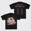 Hip Hop Y2k Koszulka KALI UCHIS Sincerely Tour Koszulka z Nadrukiem Bawełna Luźne Koszulki Codzienne Luźne Sportowe Streetwear Unisex