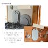 Kevnhaun Cutting Half 32cm x Half Dishwasher Boiling Water Usable Cutting Blue KDS4723 Board, Moon, L, 28cm, Circle, Safe, Sterilizable, Non-Slip,