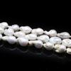 1String White Baroque Artificial Pearl Beads 1.8-2.2cm, Handmade Fishtail Beads for DIY Women Men Necklaces Bracelets Accessories, Jewelry Making 36cm