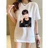 Korea Singer Top Kpop Tshirts Vintage Womens Tshirt Gift Idea Women Clothing Funny Graphic Tops Cha Eun Woo Y2k Clothes