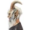 Horned Lucifer Mask Halloween Cosplay Role Play Prop One Size