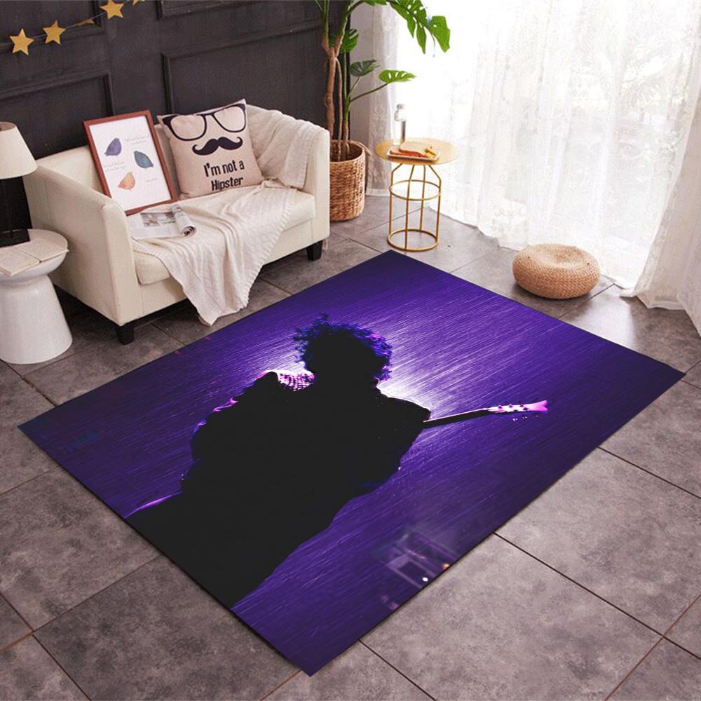 Prince Retro Music Icon Poster Floor Rug Office Rug Suitable For Living Rooms Kitchen Game Room Dormitory Antislip Carpet Anime Office Decor