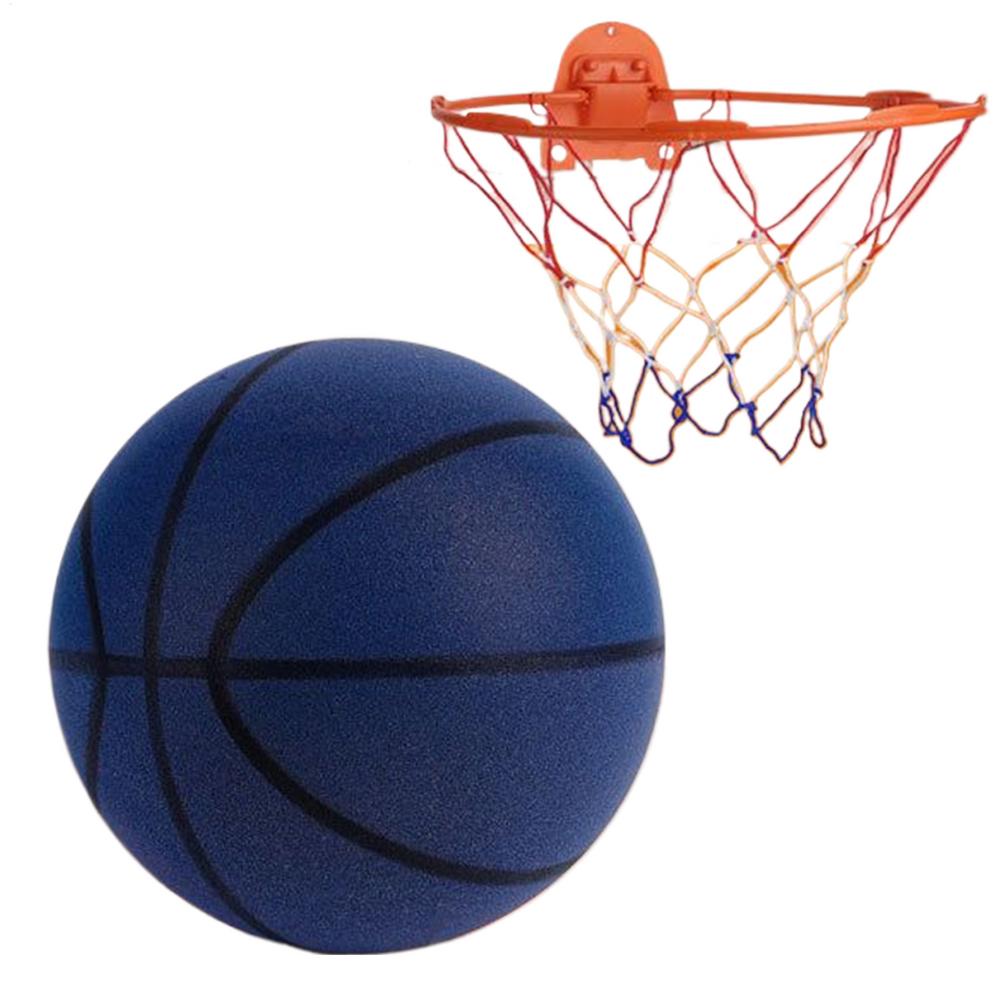 

Quiet Basketball Dribbling Indoor Dribbling Indoor Training Ball Easy Grip Soundless Practice Ball For Boys Girls Kids Family синій