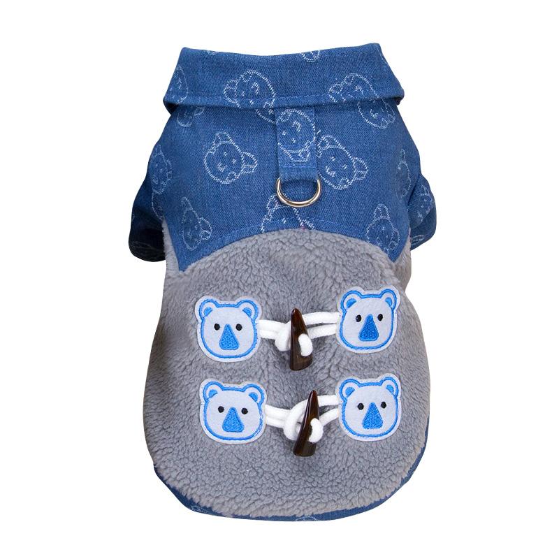 

Зимняя теплая собачья куртка, утепленная одежда для маленьких и средних собак, модная куртка для щенков, костюм французского бульдога чихуахуа для йоркширского терьера L серый