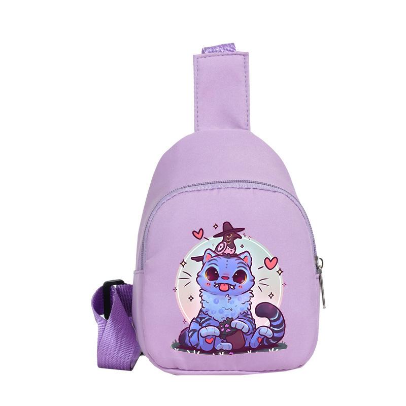 Animation Cartoon Peripheral Printing High Value Portable Shoulder Bag Leisure Children Fanny Pack