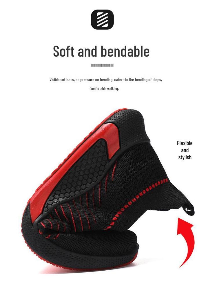 Men's Korean Style Slip-on Casual Shoes - Breathable, Soft Sole, Large Size, Trendy Sports Design