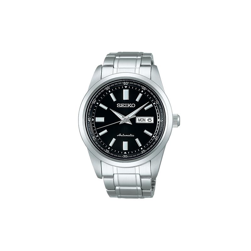 SEIKO Presage Series Casual Business Mechanical Movement Steel Strap Men s Watch Black Dial SARV003 чёрный