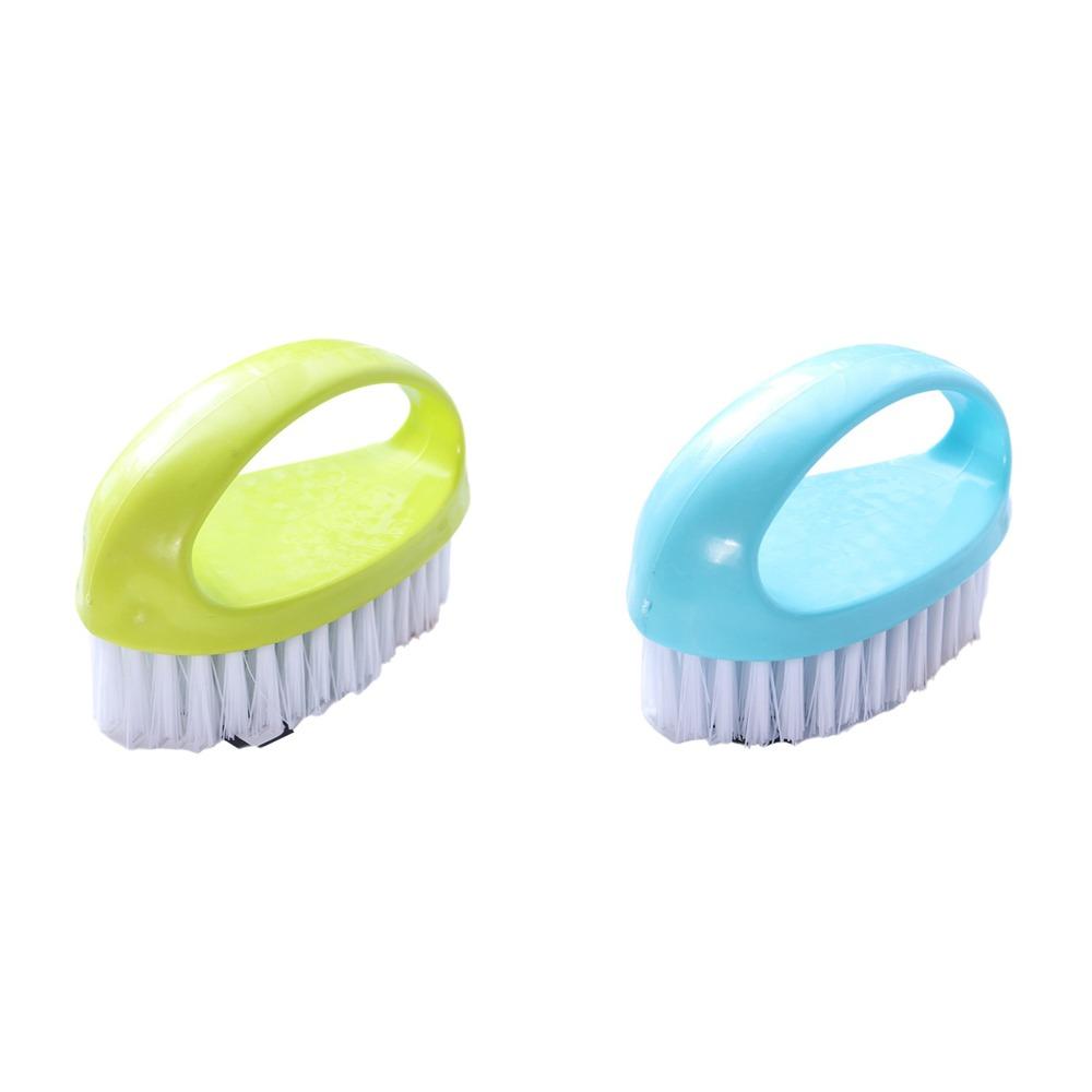 2PCS/SET Plastic Bathtub Brush Mini Laundry Scrubbing Brush Cleaning Brush  Bathroom