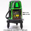 [.co.jp Exclusive] 5-Line Green Laser Level with 6 Rotating Laser Lines, 4-Direction Large Square Beam, Auto Correction, High Brightness, and High Acc