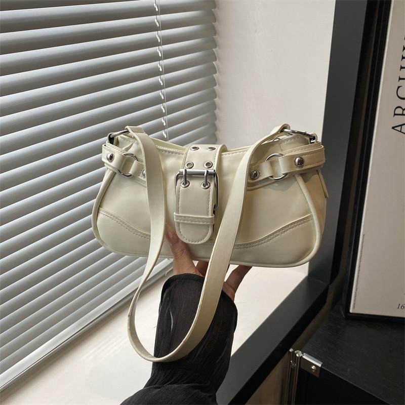 Street Style Pu Small Square Bag With Magnetic Closure For Daily Use