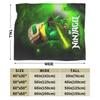 Warm Soft BlanketChild Airplane Travel N-Ninjagos Lloyd Throw Blanket  Flannel Bedspread For Couch Bed Novelty Sofa Bed Cover