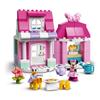 LEGO Duplo Minnies Haus und Café 10942, ein Spielzeugbaustein-Geschenk für Kleinkinder und Babys, mit Tieren und einem Haus für Jungen und Mädchen ab 2 Jahren.