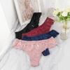 Lace Women Thong Transparent Sexy Briefs Female Intimate Underpants Low Rise Lingerie T Back Knickers