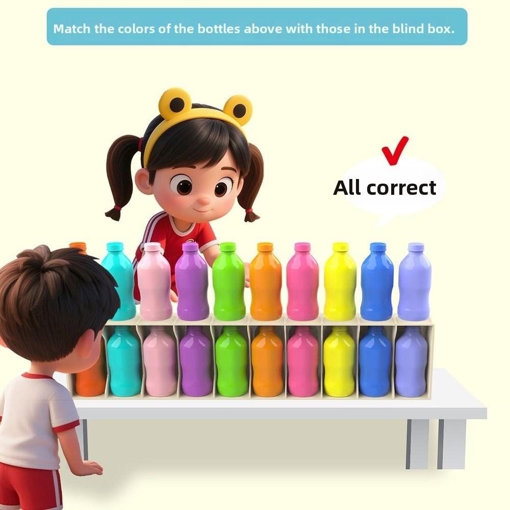 Interactive Bottle Matching Game Logical Thinking Montessori Color Sorting Toys  Kindergarten
