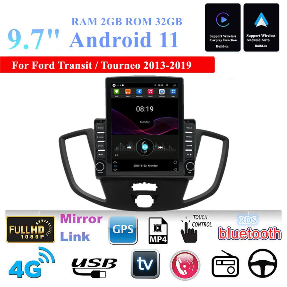 

For Ford Transit navigation all-in-one machine 13-18 special model-9.7inch high with built-in CP