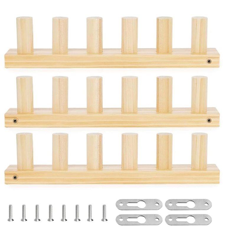 Premium-For Crafting Tool Kit For Knitters- Adjustable Wooden Knitting Tools Chunky Yarn For Oversized Blanket And Scarf Project