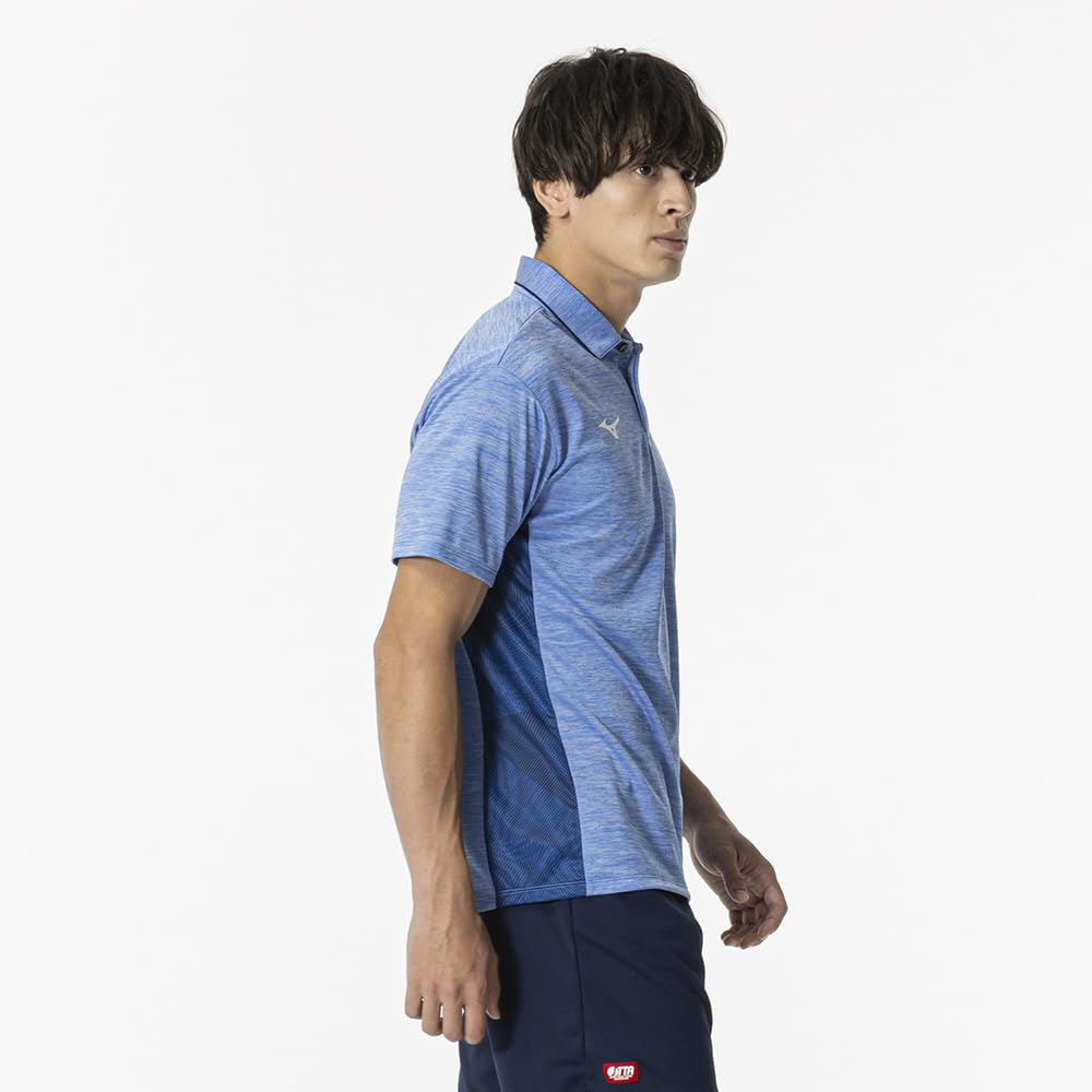 Table Tennis Game Short JTTA Sonic Size 82JAB105 Shirt, Sleeve, Certified, Moisture-Wicking, Quick-Drying, Unisex, Adult, Blue,