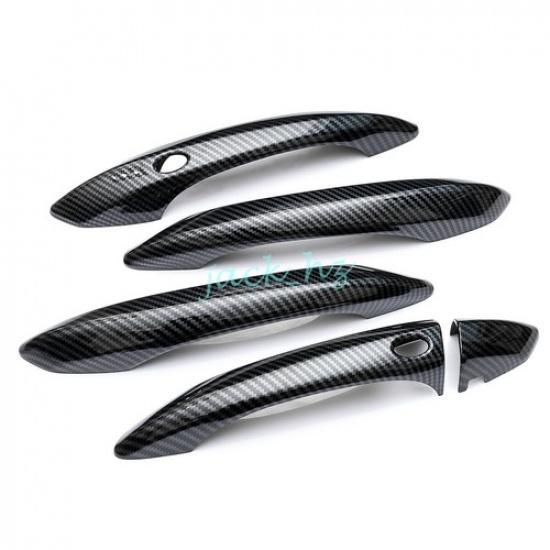 For Hyundai Tucson -2024 Carbon Fiber Exterior Door Handle Cover Trims