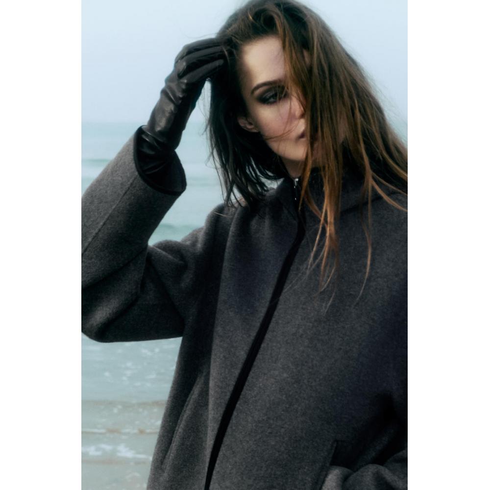 COS Japan Hooded Double Face Wool Jacket