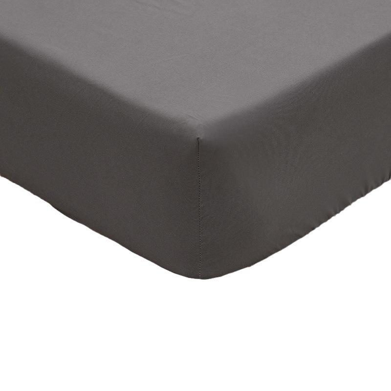 Fitted Sheet Single Piece Solid Color Aloe Vera Cotton Dustproof Bed Cover Mattress Protector Non-Slip Mattress Cover