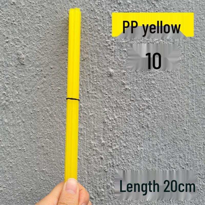Colored Plastic Welding Rods for Car Bumper Repair - PP, PE, PVC, ABS, PPR (20/25cm)